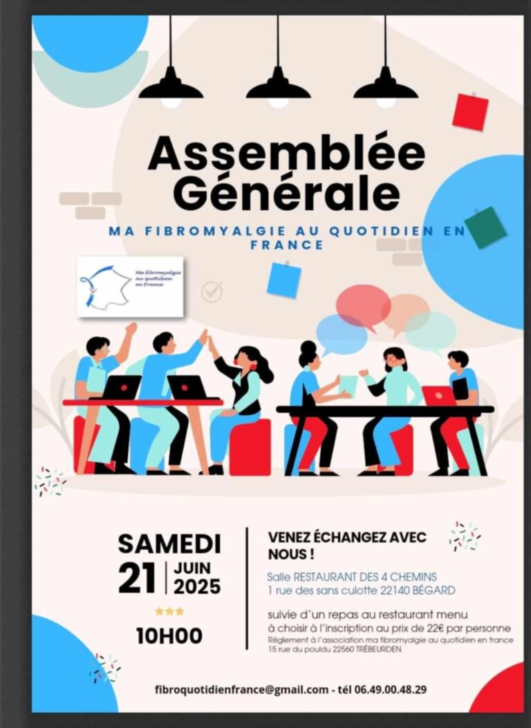 Assemblée générale Ma Fibromyalgie au Quotidien en France