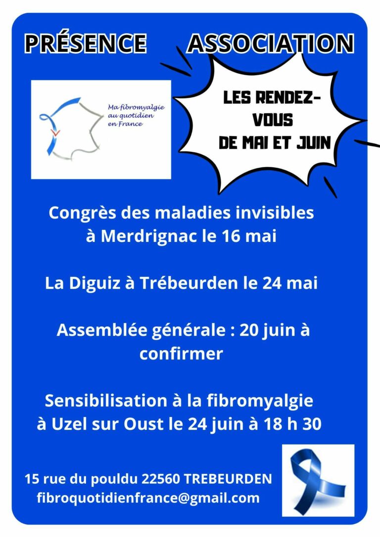 Rendez-vous association Mai-Juin 2026