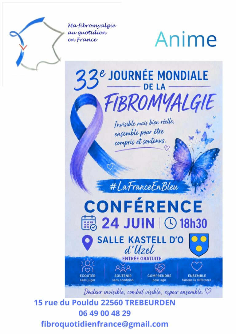 Conférence fibromyalgie le 24 juin 2026