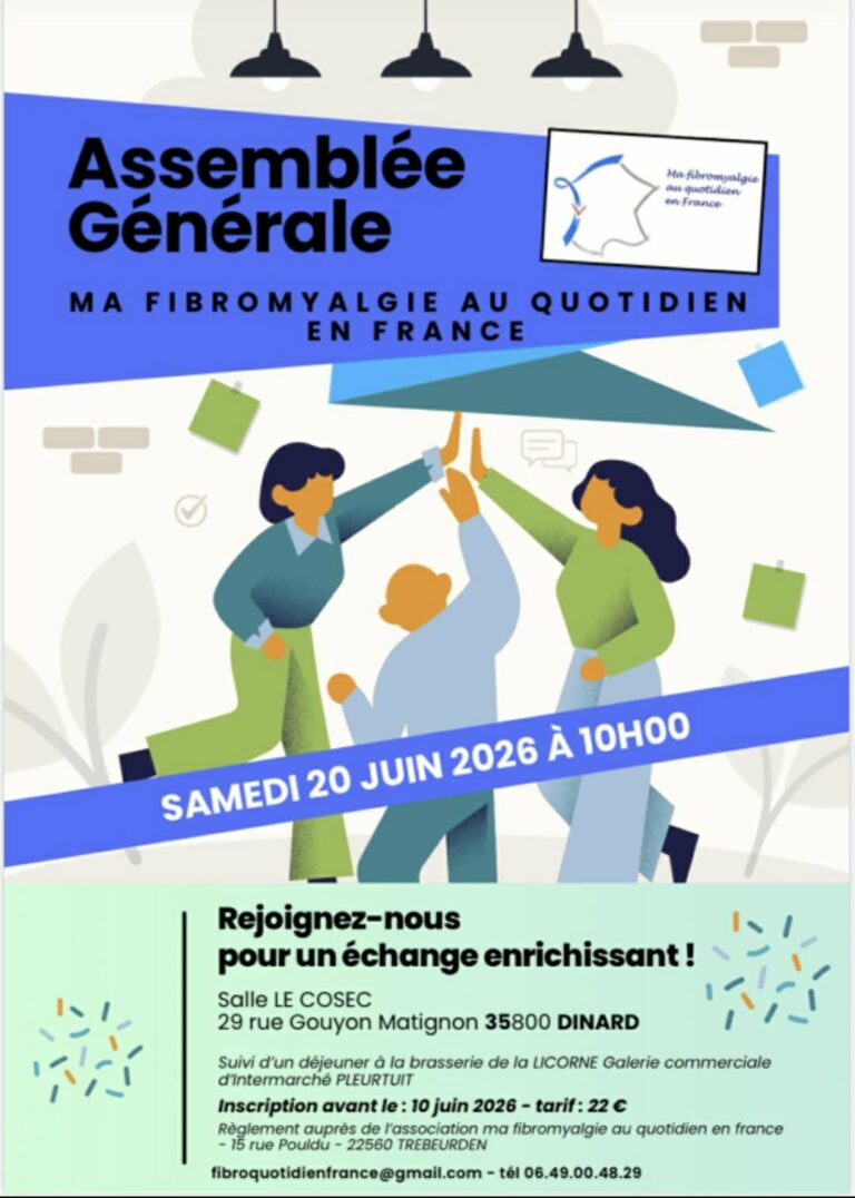 Assemblée générale de Ma Fibromyalgie au Quotidien